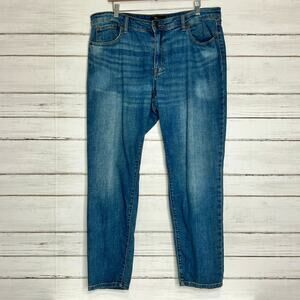 Frye Jeans Straight Leg Cropped Stretch Denim Size 14